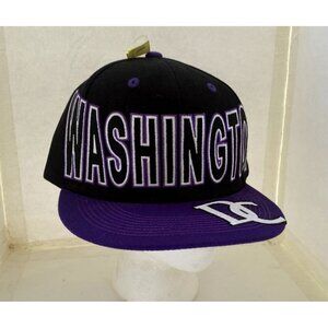 Washington DC Hat Ball Cap Purple White Black
